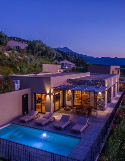 Location de villa de standing en Balagne, Lozari, proche Ile Rousse
